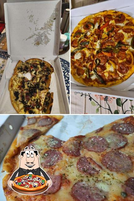 Pick pizza at Malt's Pizzeria