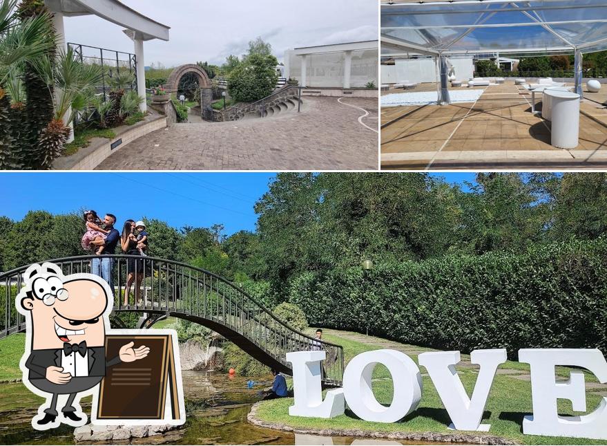 Puoi goderti l'aria fresca da seduto all'esterno di Le Onde Resort