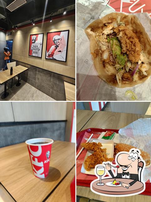 Food at KFC Candolim