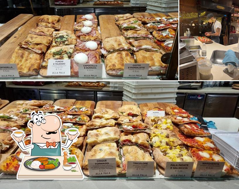 Platti al La pizza alla pala Eataly Smeraldo