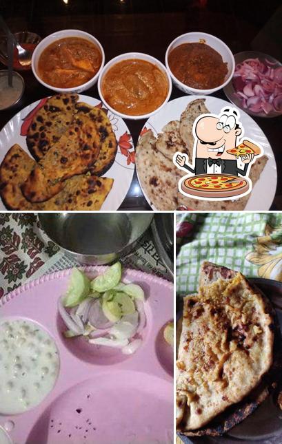 Order pizza at Punjabi Vaishno Dhaba