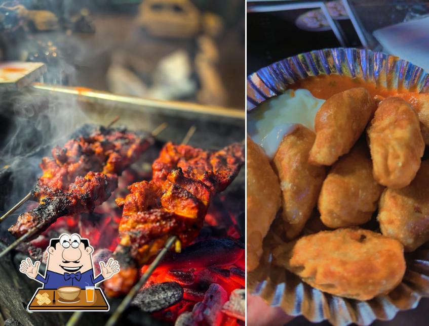 Food at The sizzling tandoor