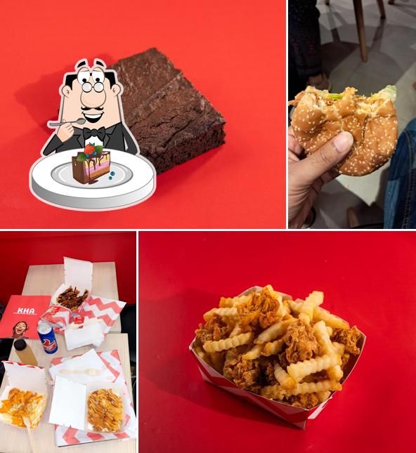Chocolate cake at KHA - Burgers, Fries, Fried Chicken