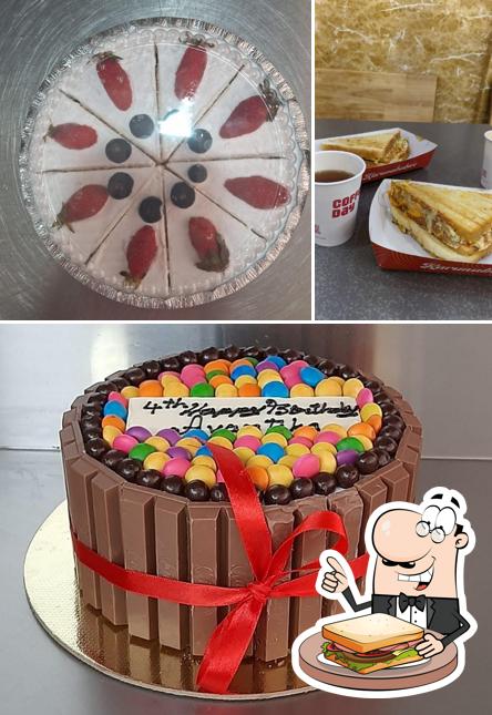 Grilled cheese sandwich at KarunaBakers