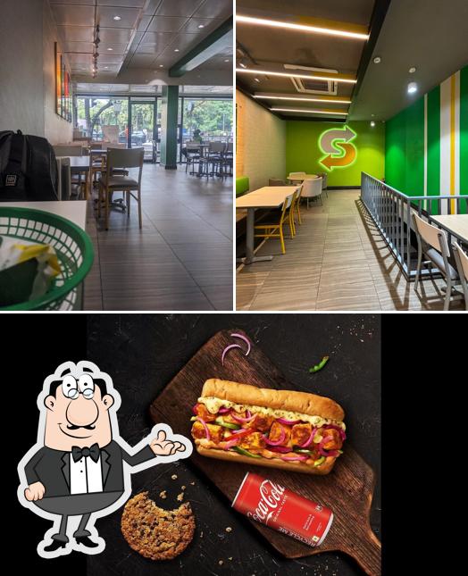 The image of interior and food at Subway Sunder Apartment Chembur
