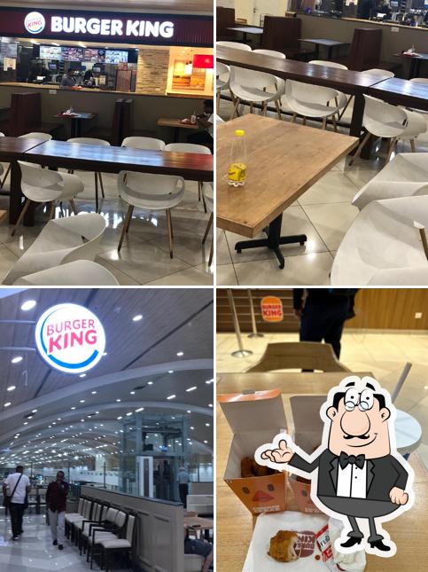 The interior of Burger King