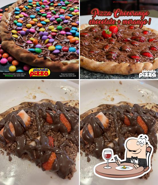 Comida em Planeta Pizza