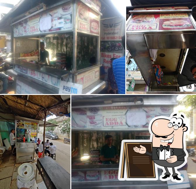 The exterior of BMR FOODS EGG ADDA