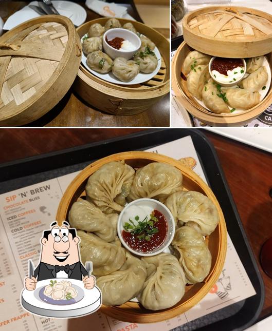 Dumplings at COFFIZZA Cafe and restro