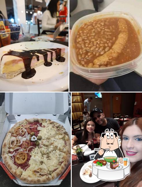 Sopa quente e azeda picante chinesa em Fartito's Pizza Marília
