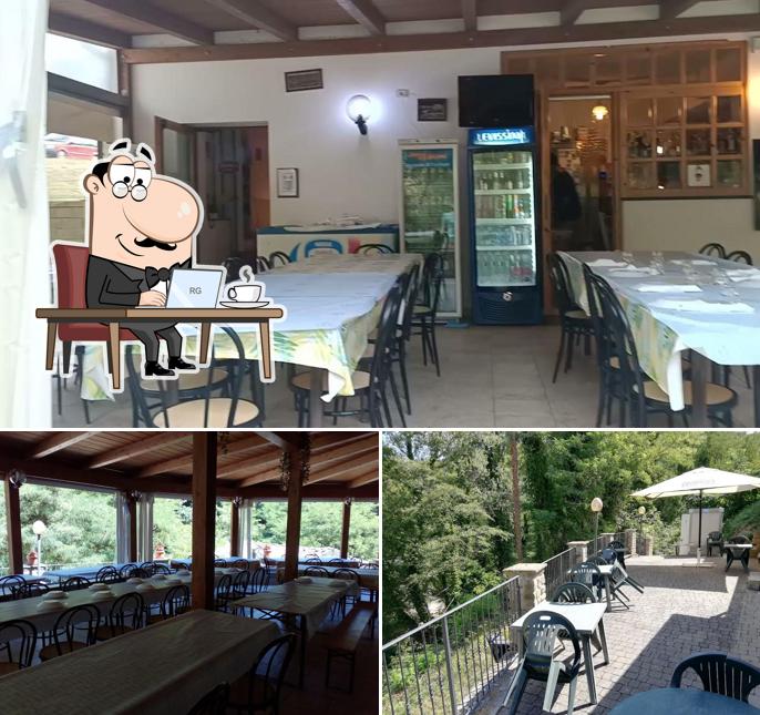 Gli interni di La Crescia - Ristorante Pizzeria Di Nocelli Andrea