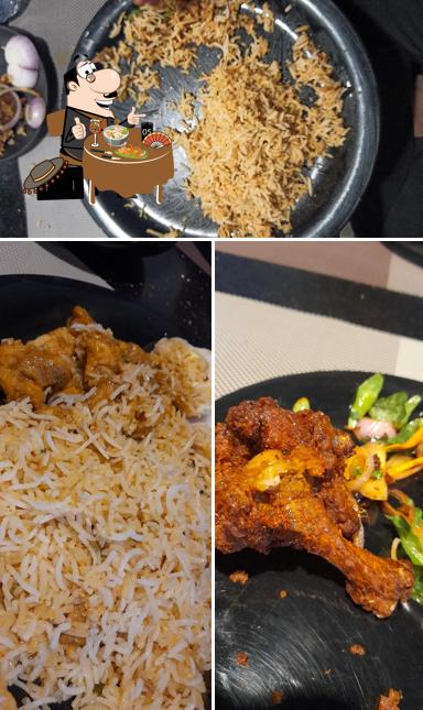 Food at Asritha family restaurant