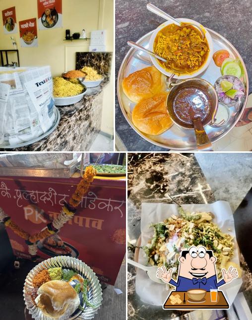 Meals at Hotel Mahalaxmi Wadekar Special Misal