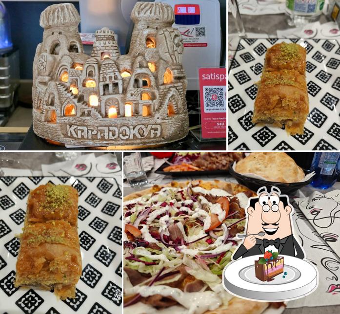 Torta al cioccolato al Istanbul kebab pizza bar grill