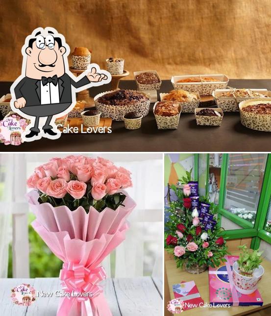 The image of interior and food at New Cake Lovers