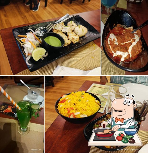 Chicken curry at Samrat Restaurant