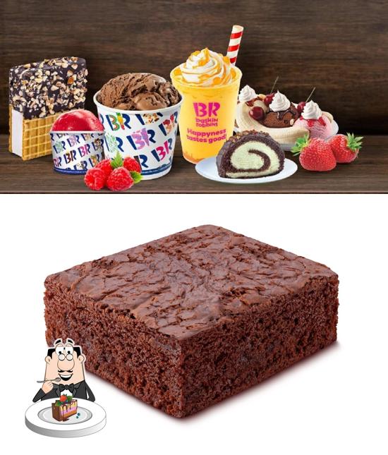 Chocolate cake at Baskin Robbins