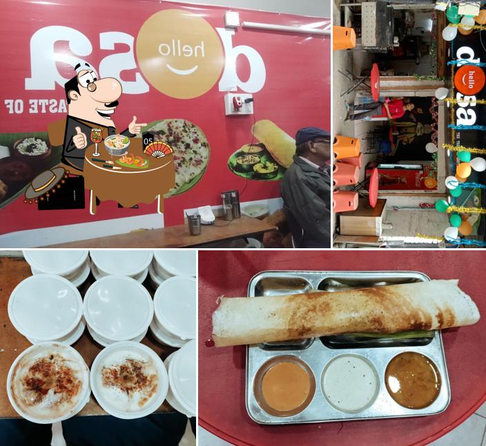Food at Hello Dosa - The Taste of South