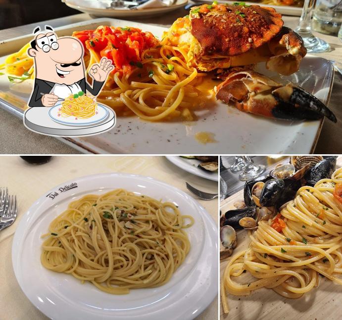 Spaghetti alla carbonara al Ristorante del Delicato