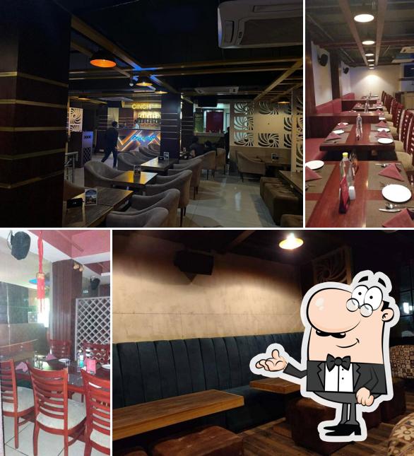 The interior of Cinch Restaurant & Lounge Bar