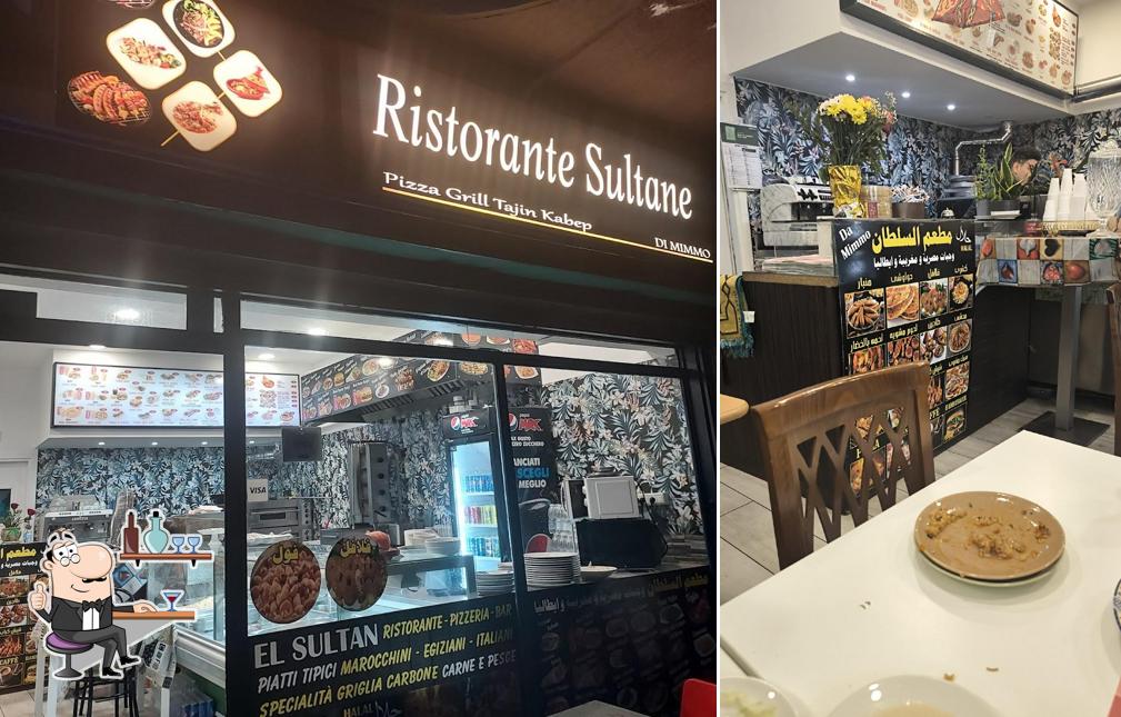 Gli interni di Elsultan ristorante arabo