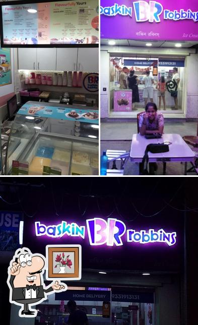 Check out how Baskin Robbins looks inside