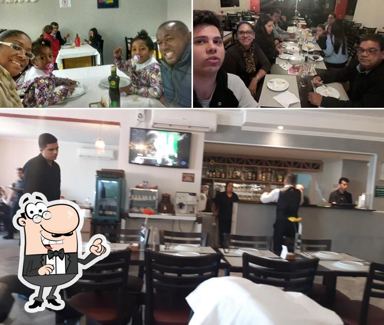 O interior do Bella Parma