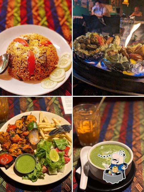 Food at Cafe RaRa Nepal