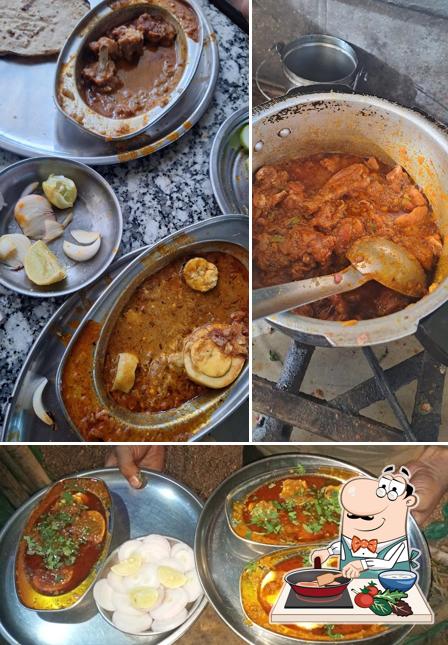 Chicken curry at Marwadi Dhani Veg. Or Non. Veg