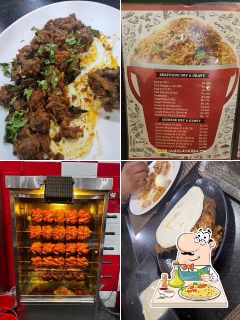 Food at SS Hyderabad Biryani