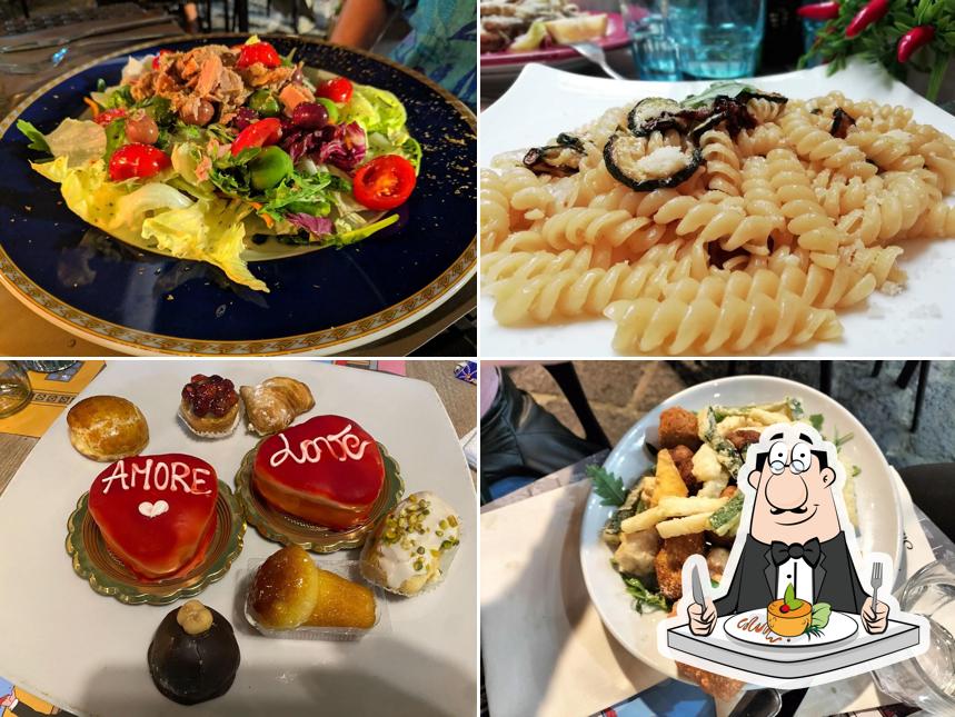 Cibo al Trattoria piazzetta Sant’anna