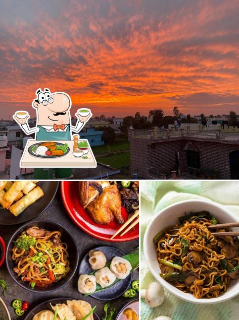 Take a look at the photo depicting food and exterior at Karan De Cafe