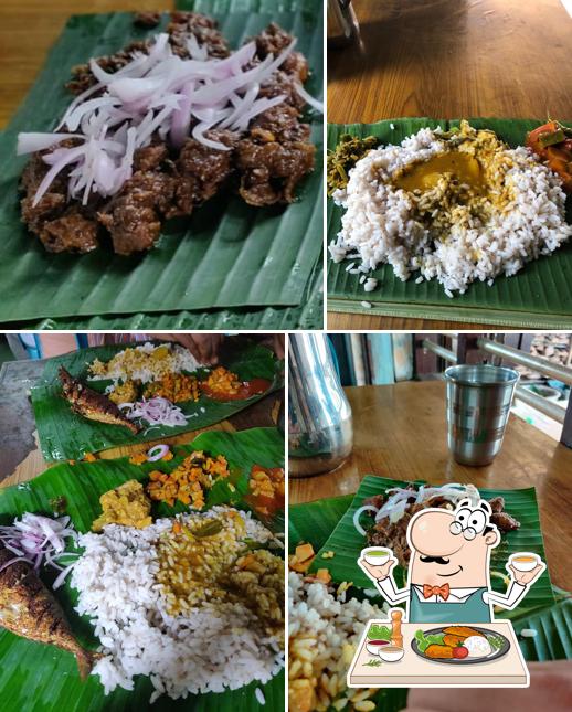 Food at Sree Narayana Hotel