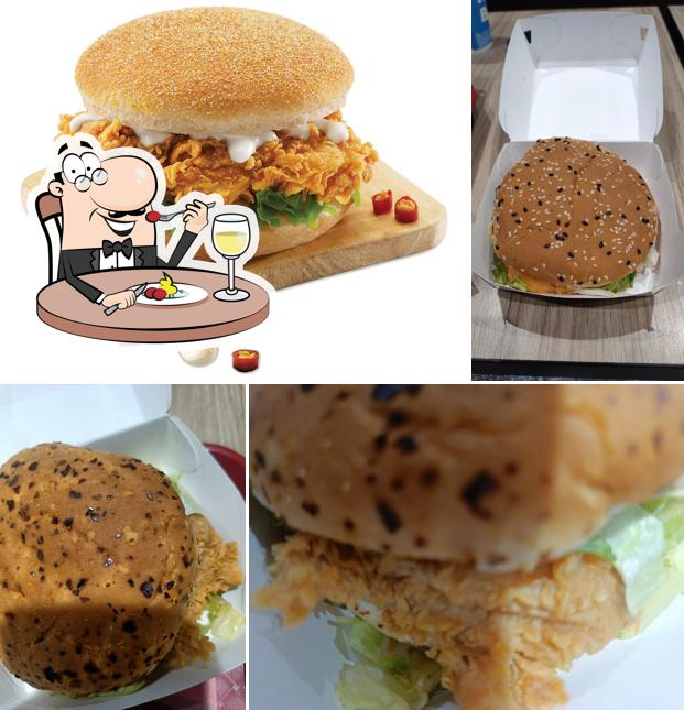 Pulled pork sandwich at KFC