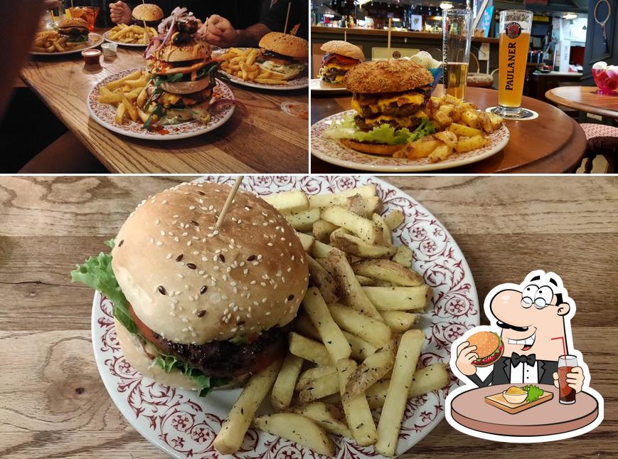 Non-Stop BURGER serve un'ampia quantità di opzioni per gli amanti dell'hamburger