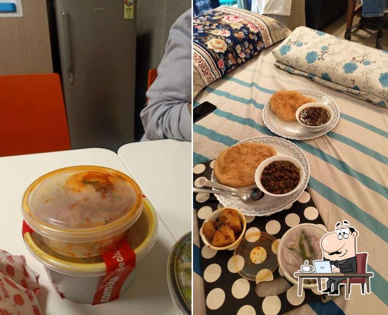 Check out how Pind Bhatura looks inside