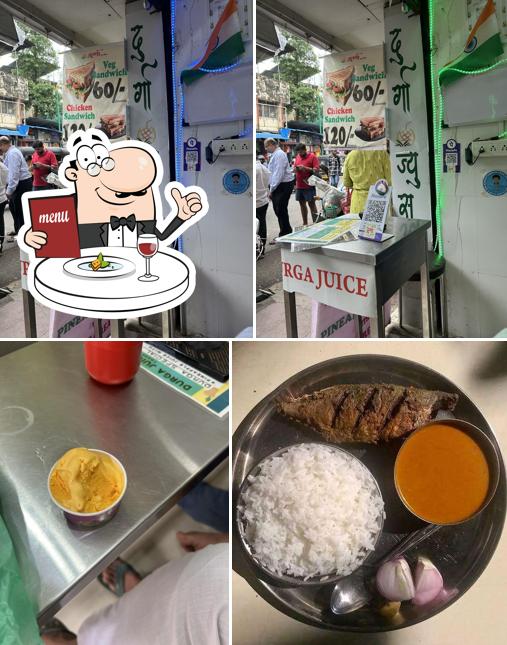 Food at Durga Juice