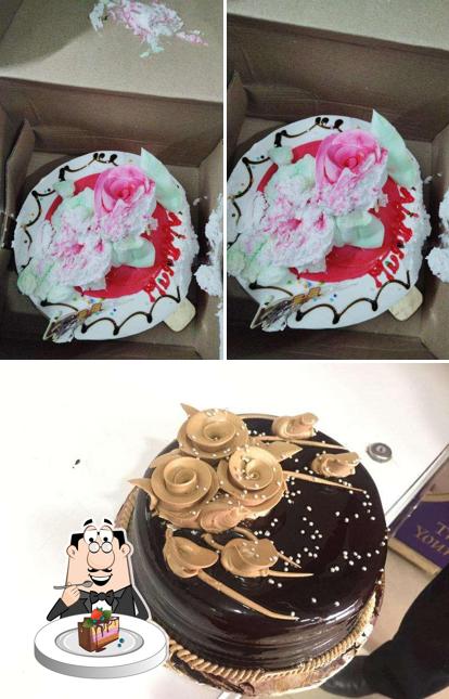 Chocolate cake at Jay Bakers