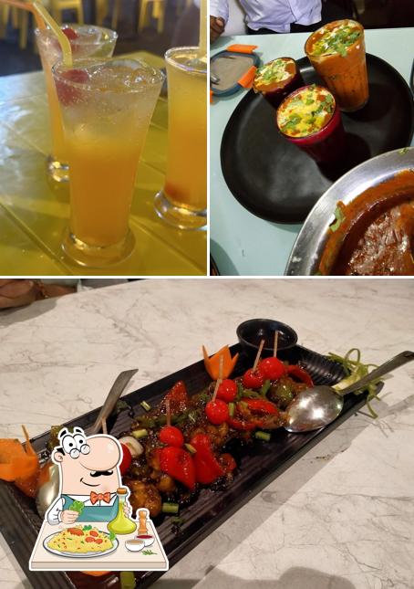 Meals at SB royalkitchen Hotel Aamantran Family Garden Restaurant & Bar (AC/Non-AC)