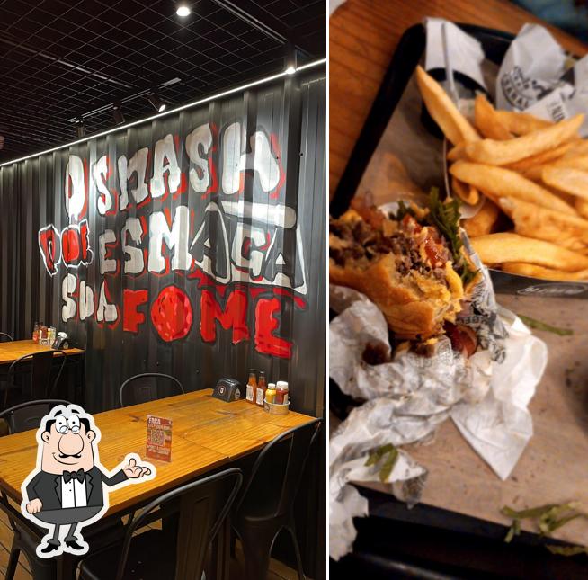 O interior do Alemão Burger - Hamburgueria Votorantim