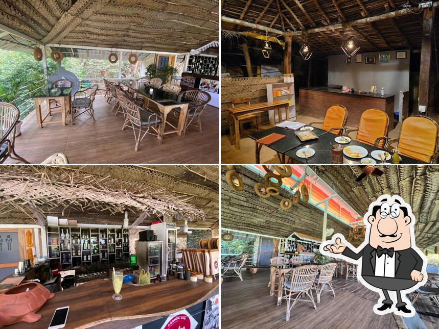 Take a seat at one of the tables at Treetop Tava