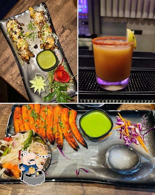 The restaurant's food and beverage