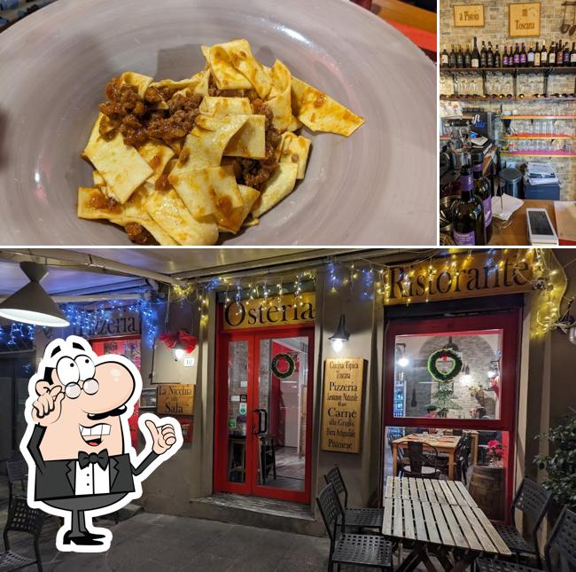 Guarda la foto che raffigura la interni e cibo di La Nicchia sulla Sala