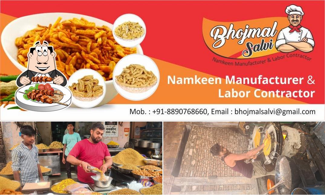 Food at Mathura lal namkeen