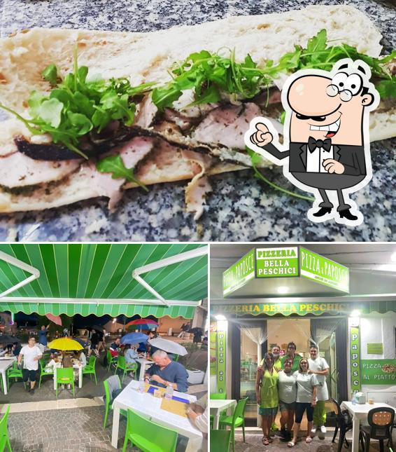 Questa è la foto che raffigura la interni e cibo di Pizzeria “Bella Peschici”