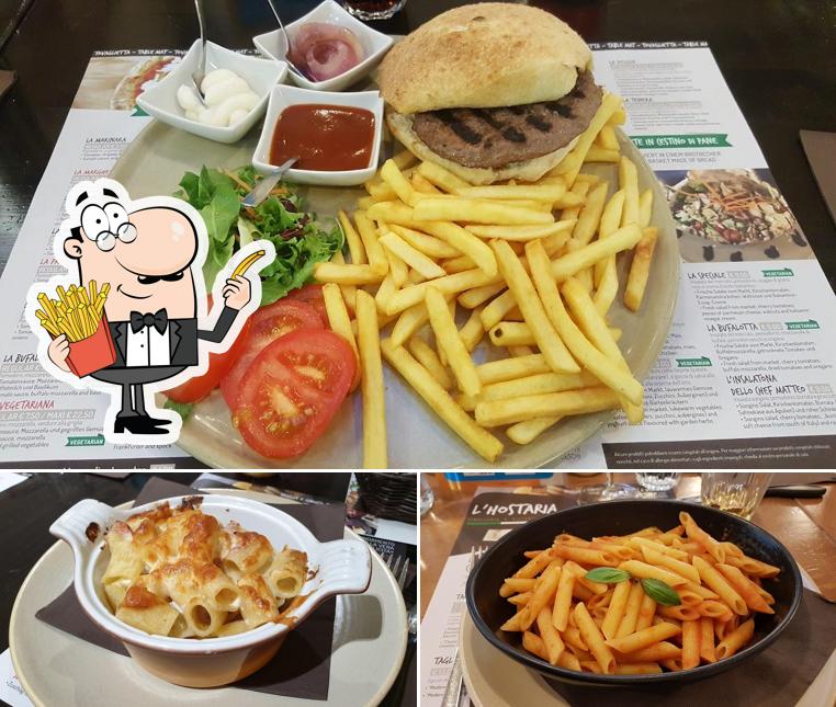 Prova a prendere le patatine fritte a L'Hostaria