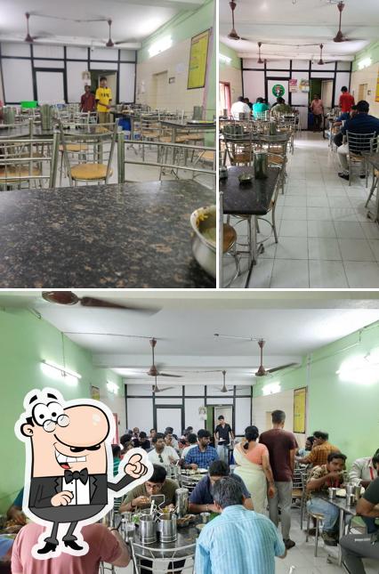 The interior of Venkateswhara Andhra Mess