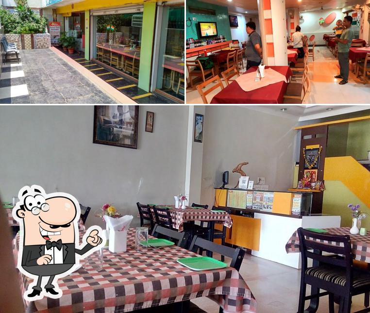 Take a seat at one of the tables at Salsa TheRestaurant