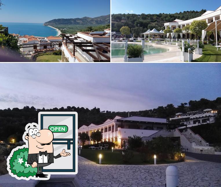 Goditi la vista dall'area esterna di Hotel Residence Il Porto