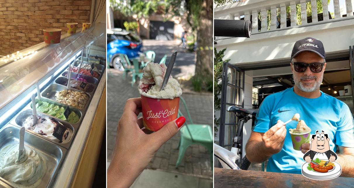 Comida em Just Cold Creamery Moinhos de Vento